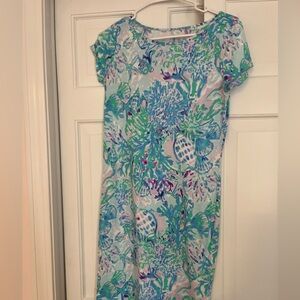 Lilly Pulitzer Marlowe boatneck t-shirt dress, size XS
